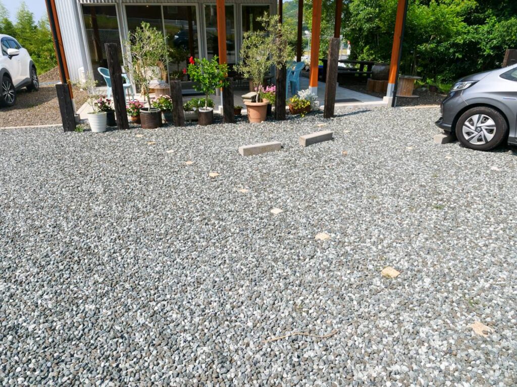 NIWA＋ カフェ＆ドッグラン駐車場